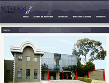 Tablet Screenshot of notaria84nl.com